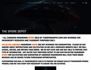 thesporedepot.com screenshot