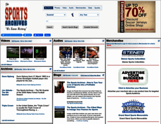 thesportsarchives.com screenshot