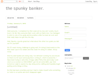 thespunkybanker.blogspot.com screenshot