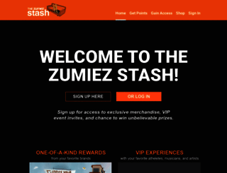 thestash.zumiez.com screenshot