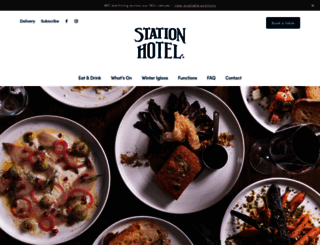 thestationhotel.com.au screenshot