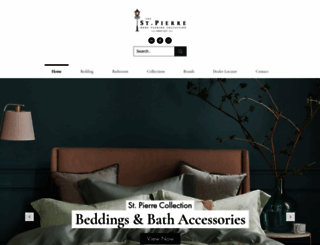 thestpierrefinelinens.com screenshot