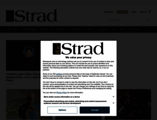 thestrad.com screenshot
