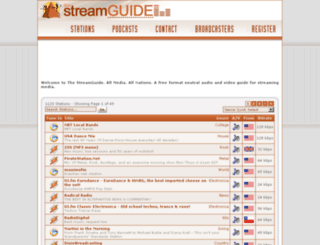 thestreamguide.com screenshot