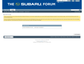thesubaruforum.com screenshot