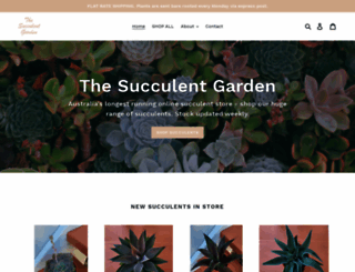 thesucculentgarden.com.au screenshot