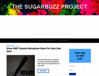 thesugarbuzzproject.net screenshot