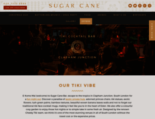 thesugarcane.co.uk screenshot