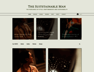 thesuitstainableman.com screenshot