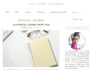 thesunnyshadow.com screenshot
