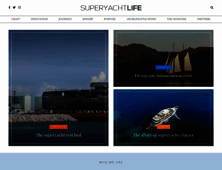 thesuperyachtlife.com screenshot