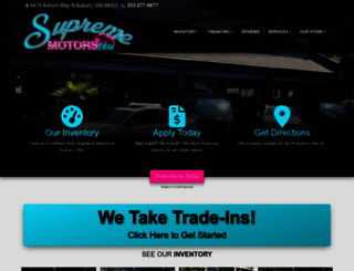 thesuprememotors.com screenshot