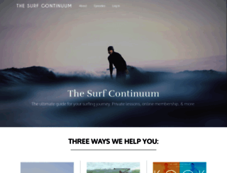 thesurfcontinuum.com screenshot