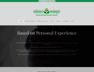 thesurrogacyexperience.com screenshot