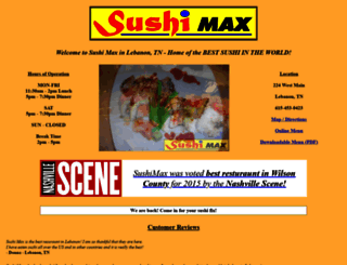 thesushimax.com screenshot