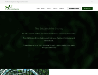thesustainabilitysociety.org.nz screenshot