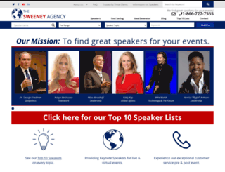 thesweeneyagency.com screenshot