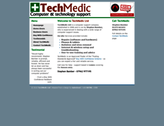 thetechmedic.co.uk screenshot