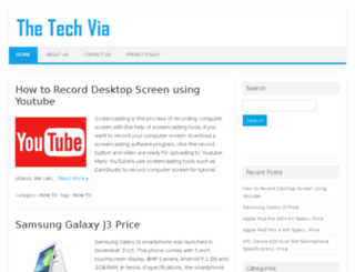 thetechvia.com screenshot