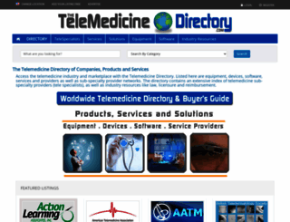 thetelemedicinedirectory.com screenshot