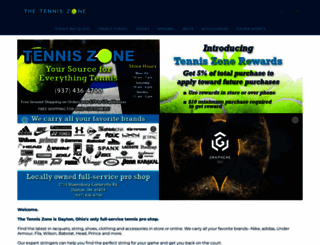 thetenniszone.com screenshot