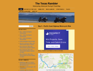thetexasrambler.com screenshot