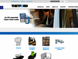 thetford.com screenshot