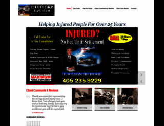 thetfordlaw.com screenshot