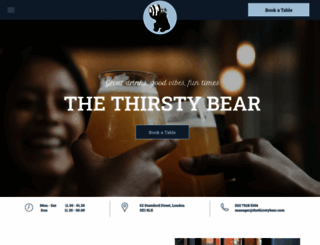 thethirstybear.com screenshot