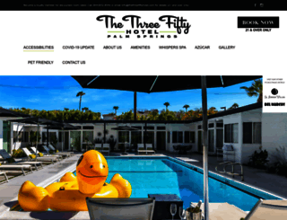 thethreefiftyhotel.com screenshot