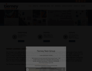 thetierneylearningcenter.org screenshot