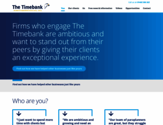 thetimebank.co.uk screenshot