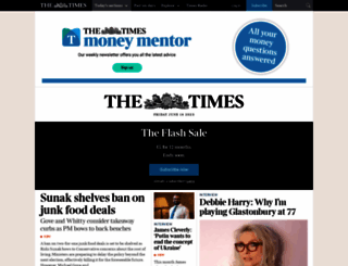 thetimes.com screenshot