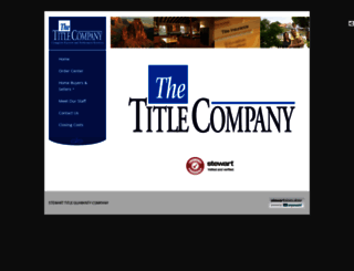 thetitlecompany.com screenshot