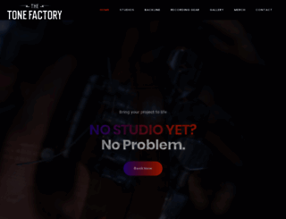 thetonefactory.com screenshot