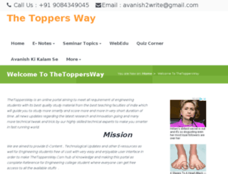 thetoppersway.com screenshot