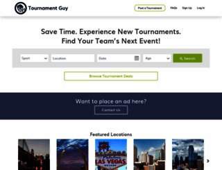thetournamentguy.com screenshot