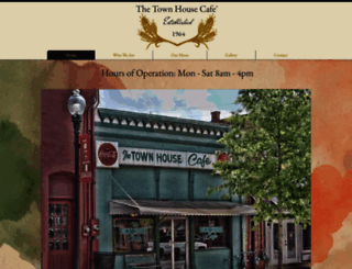 thetownhousecafe.net screenshot