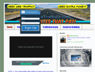 thetrafficdr.com screenshot