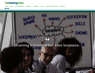 thetrainingclinic.com screenshot