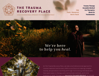 thetraumarecoveryplace.com screenshot