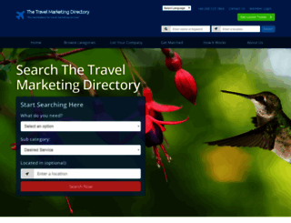 thetravelmarketingdirectory.com screenshot