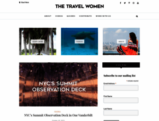 thetravelwomen.com screenshot