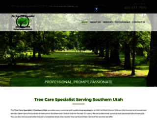 thetreecarespecialist.com screenshot