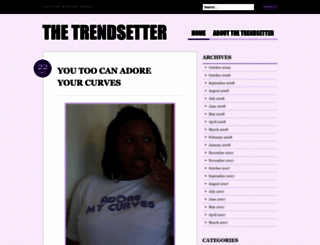 thetrendsetter.wordpress.com screenshot