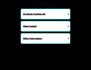 thetrickseek.com screenshot