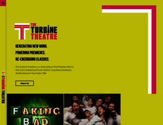 theturbinetheatre.com screenshot