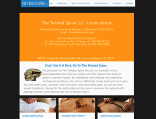 thetwistedspine.com screenshot