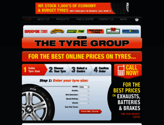 thetyregroup.co.uk screenshot