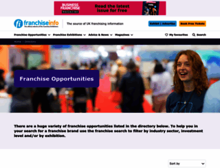 theukfranchisedirectory.net screenshot